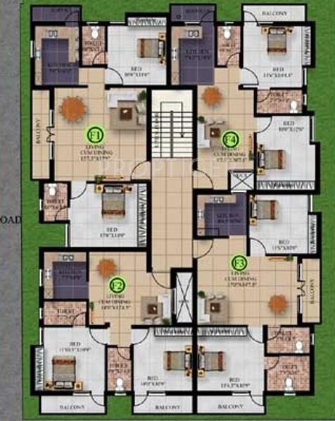 Images for Cluster Plan of Sri Brindavanam