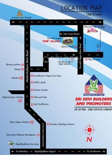  homes Images for Location Plan of Sri Homes