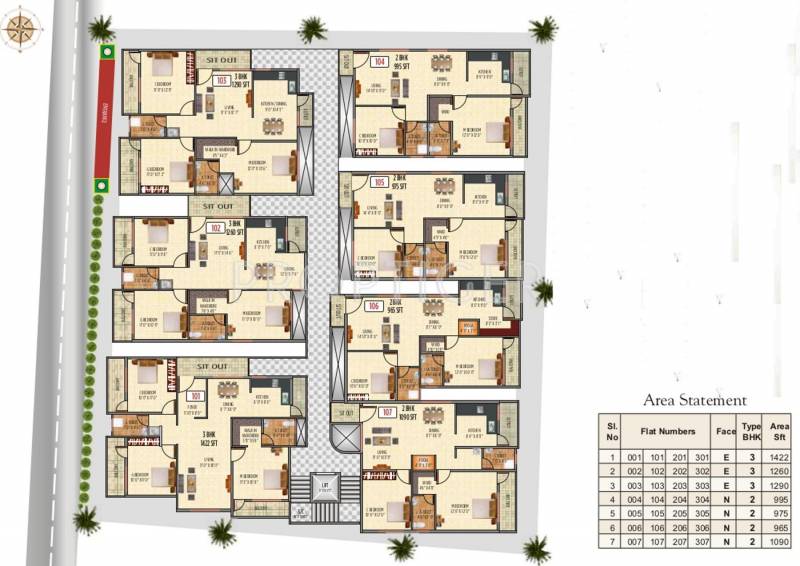 Images for Cluster Plan of Vaastu Residency