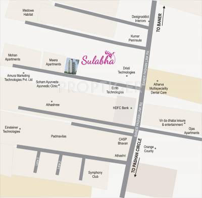 Kapil Constructions Sulabha Location Plan