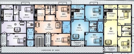 Images for Cluster Plan of Hygrevar Homes Seven Hills Residency