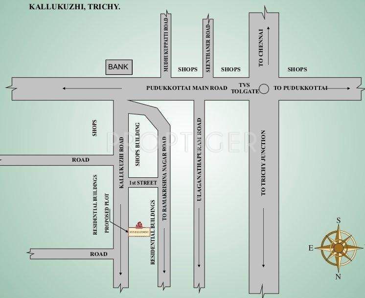 Hygrevar Homes Seven Hills Residency Location Plan