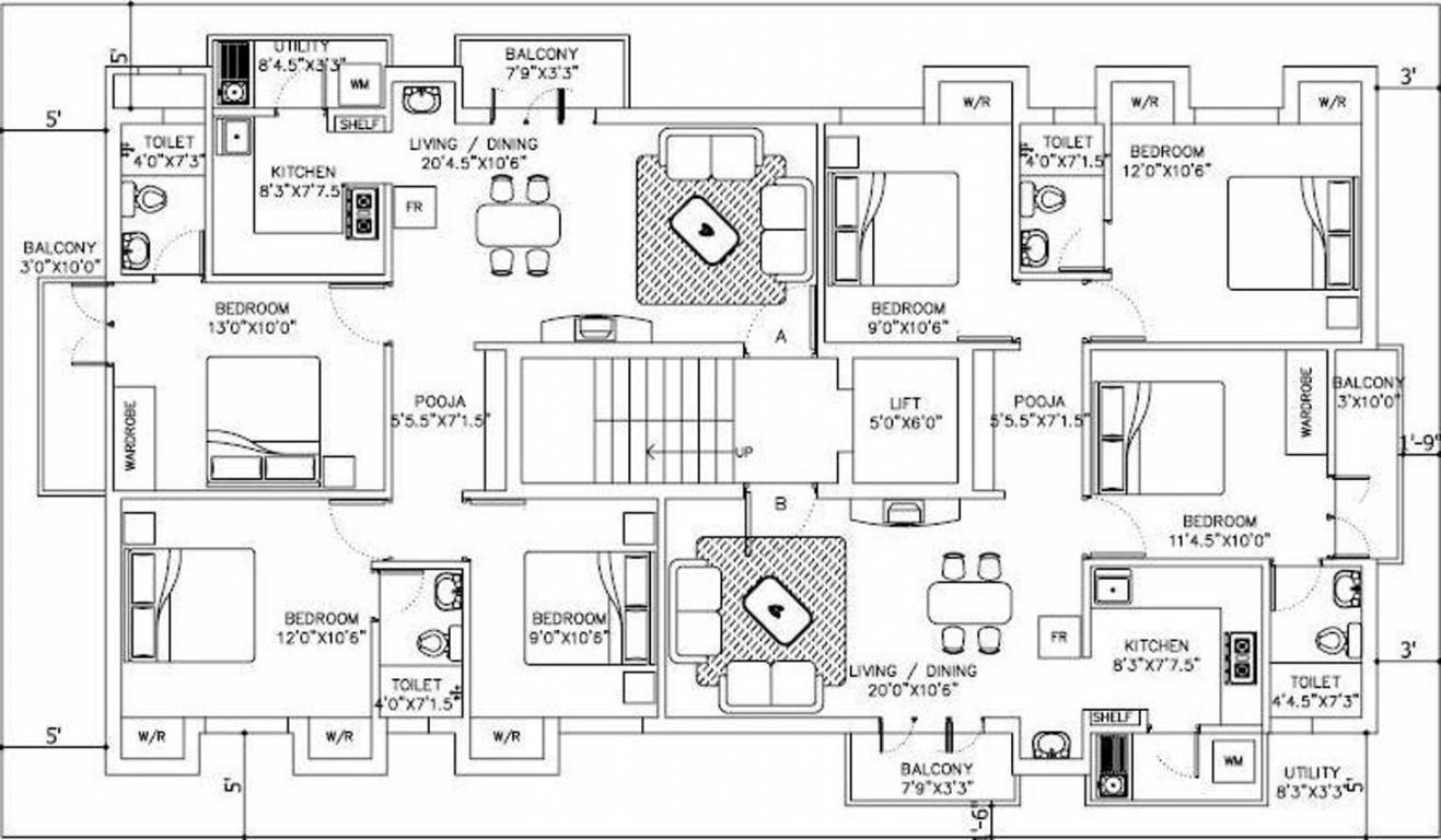 Images for Cluster Plan of Redbrick Seetha