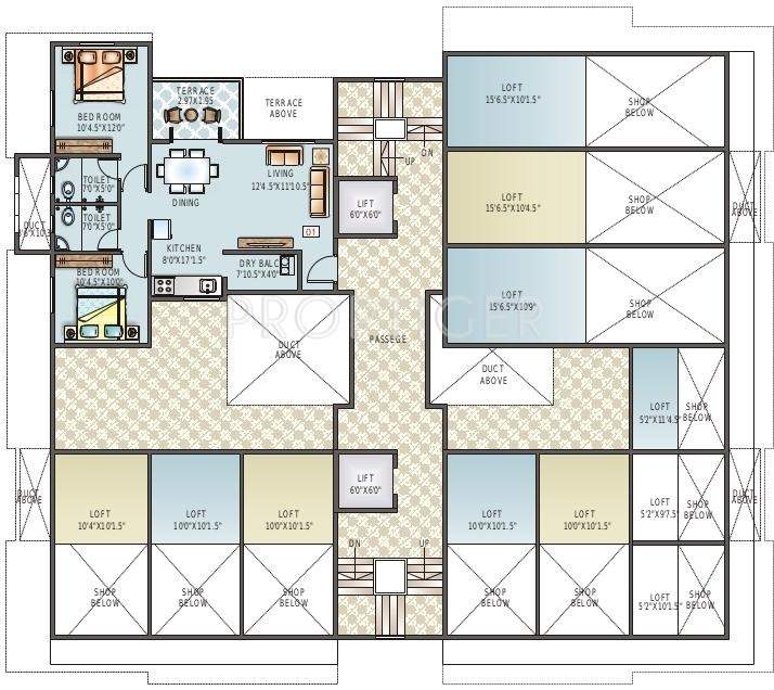  eves garden Images for Cluster Plan of Sancheti Eves Garden