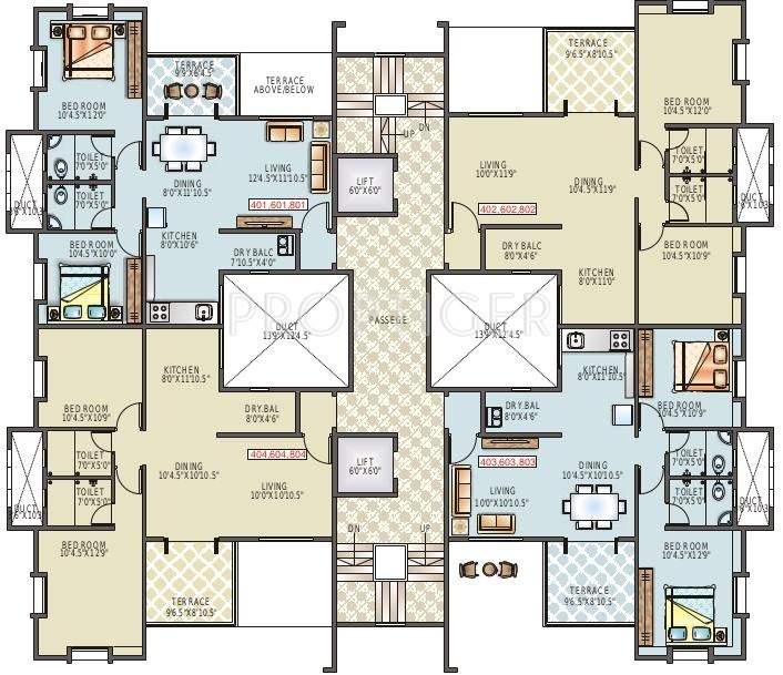  eves garden Images for Cluster Plan of Sancheti Eves Garden