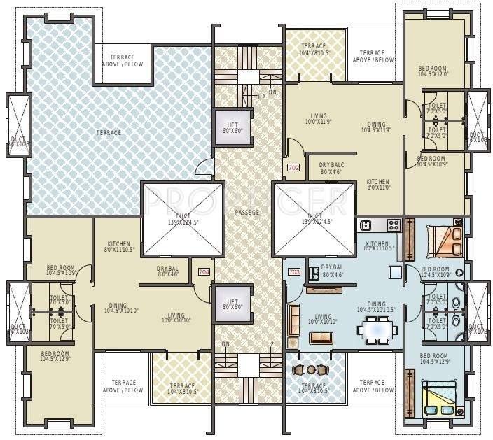  eves garden Images for Cluster Plan of Sancheti Eves Garden