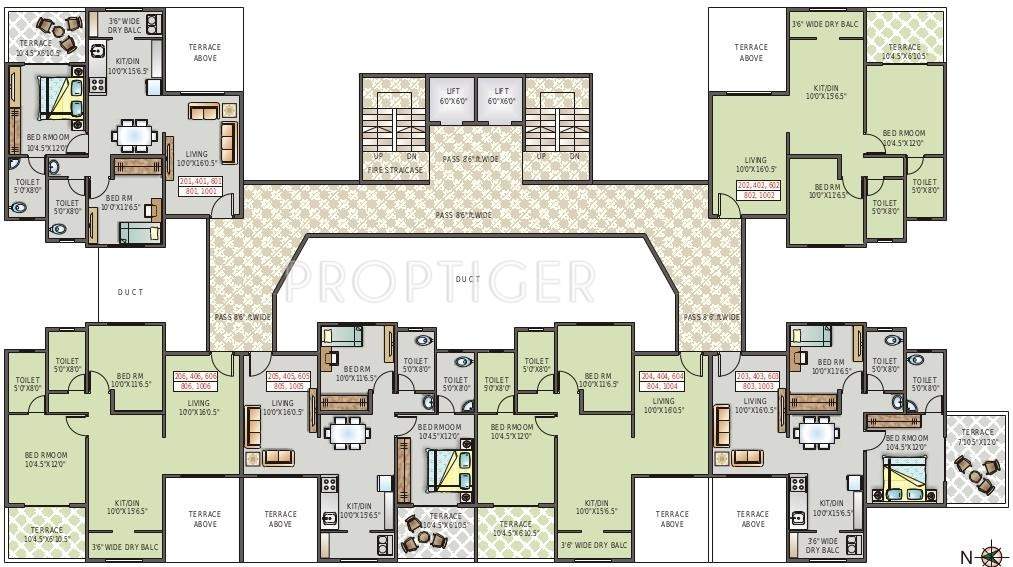  eves garden Images for Cluster Plan of Sancheti Eves Garden
