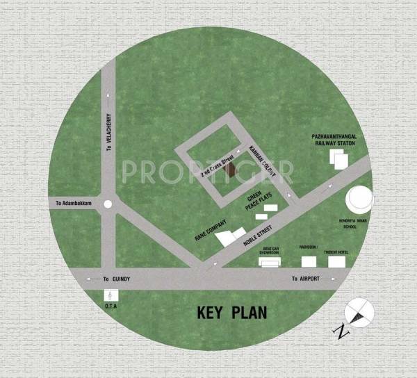 Images for Location Plan of DGP Builders Alandur