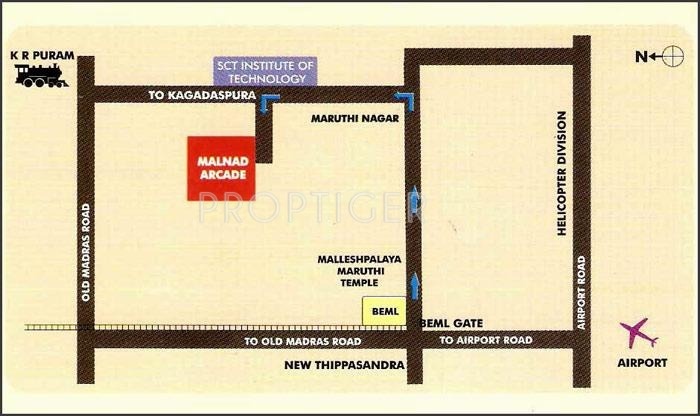 Malnad Homes Arcade Location Plan