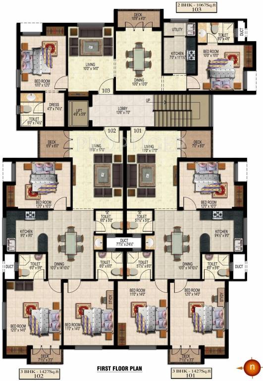  divinity Tower 1 Cluster Plan