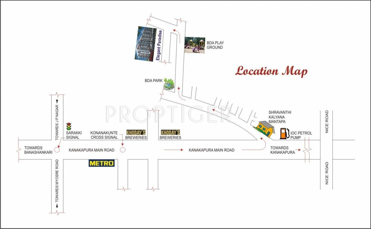 Images for Location Plan of Silicon Elegant Paradise