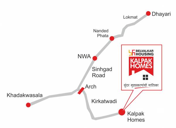  kalpak-homes-kirkatwadi Location Plan