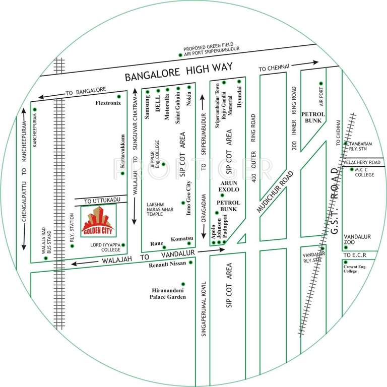 Images for Location Plan of City Land Promoters Golden City