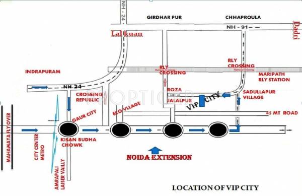 Images for Location Plan of Adhaar VIP City Images for Location Plan of Adhaar VIP City