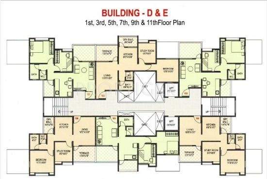 Images for Cluster Plan of Saptsiddhi Savali Homes