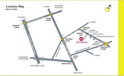  datta krupa apartment Location Plan