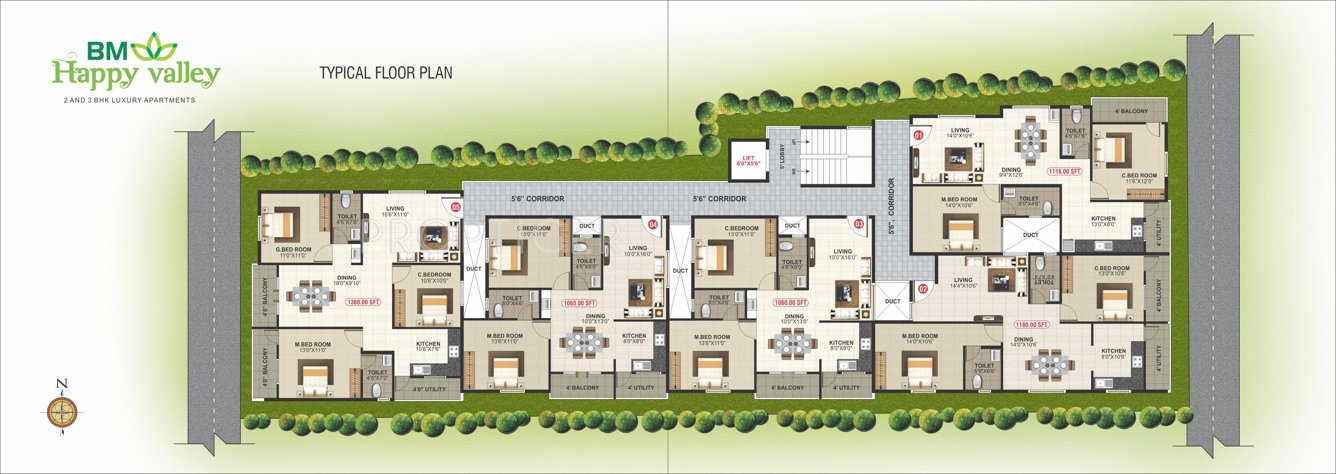  happy valley Tower 1 Cluster Plan