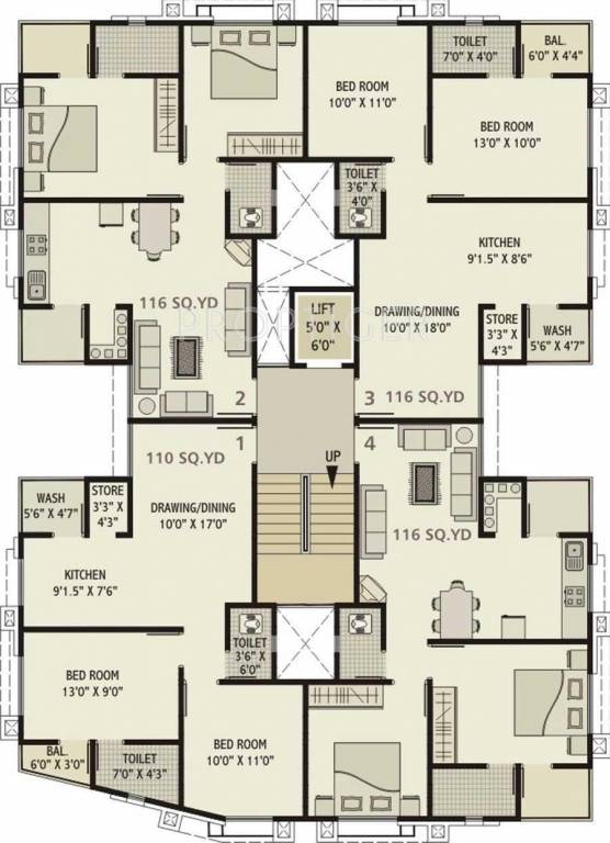 Images for Cluster Plan of Sangani Samruddhi Residency