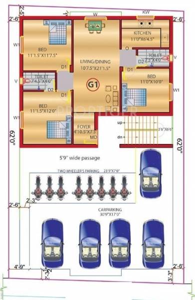 Images for Cluster Plan of Diamond Foundation Manvi Court