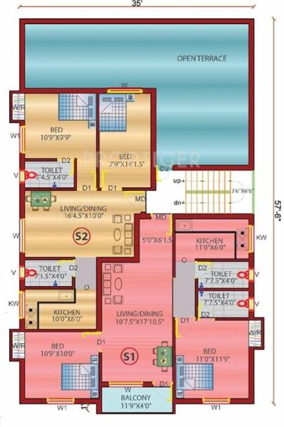 Images for Cluster Plan of Diamond Foundation Manvi Court