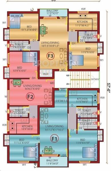 Images for Cluster Plan of Diamond Foundation Manvi Court
