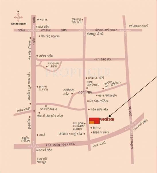 Images for Location Plan of JBR Ayodhya Apartment