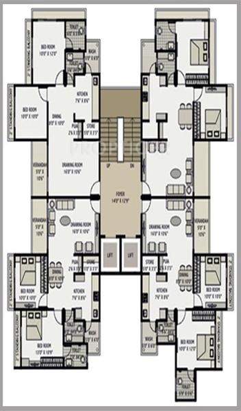 neelkanth elegance Images for Cluster Plan of Dharmadev Neelkanth Elegance