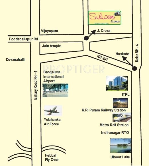 Images for Location Plan of Nava Nakshatra Silicon Homes