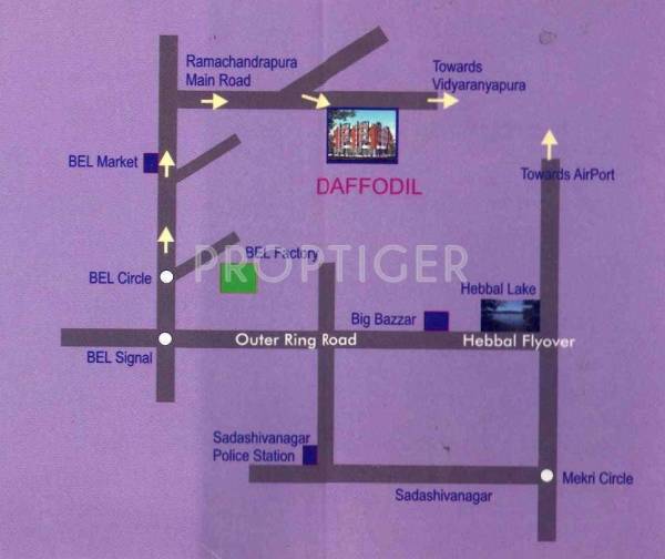 Images for Location Plan of Vishwas Vishwas Daffodil