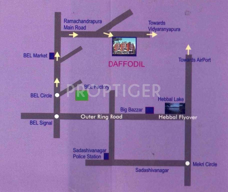 Images for Location Plan of Vishwas Vishwas Daffodil