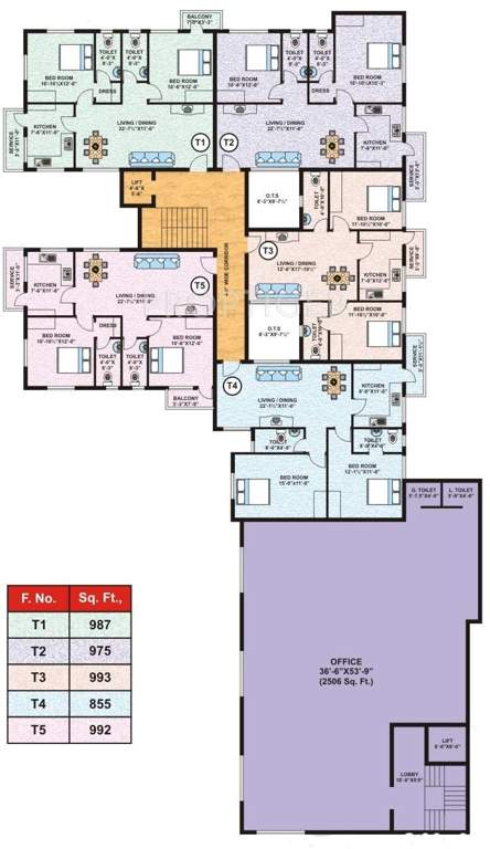 Images for Cluster Plan of Salma Constructions Classic Towers