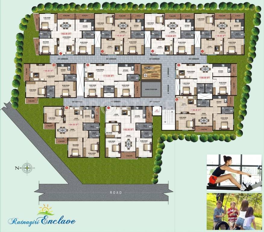 Images for Cluster Plan of SLV Rathnagiri Enclave