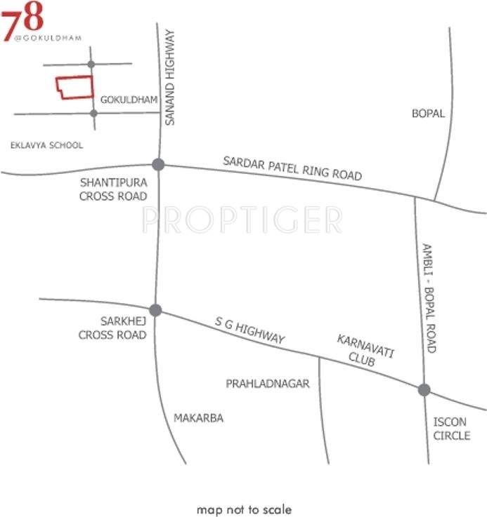 78 at gokuldham Images for Location Plan of Amaya 78 at Gokuldham