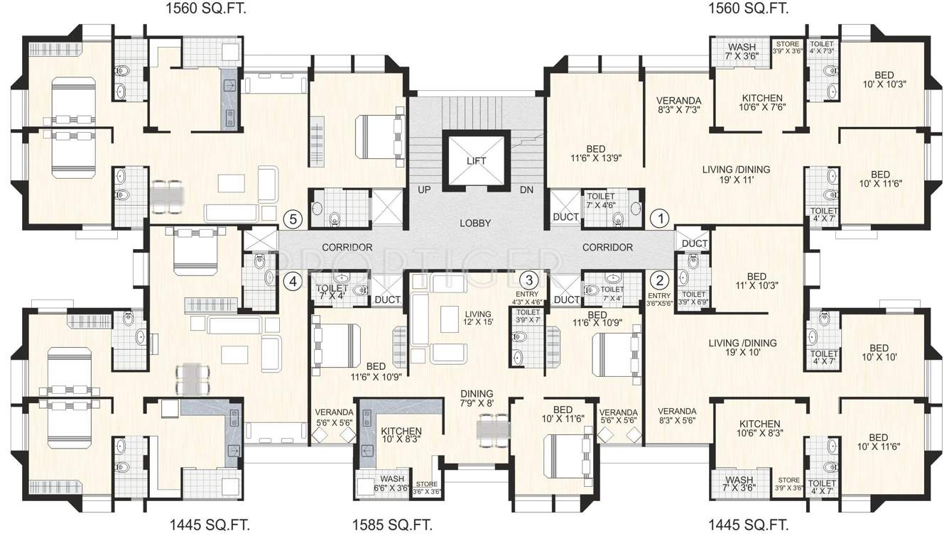  smarana apartments Images for Cluster Plan of Bakeri Smarana Apartments
