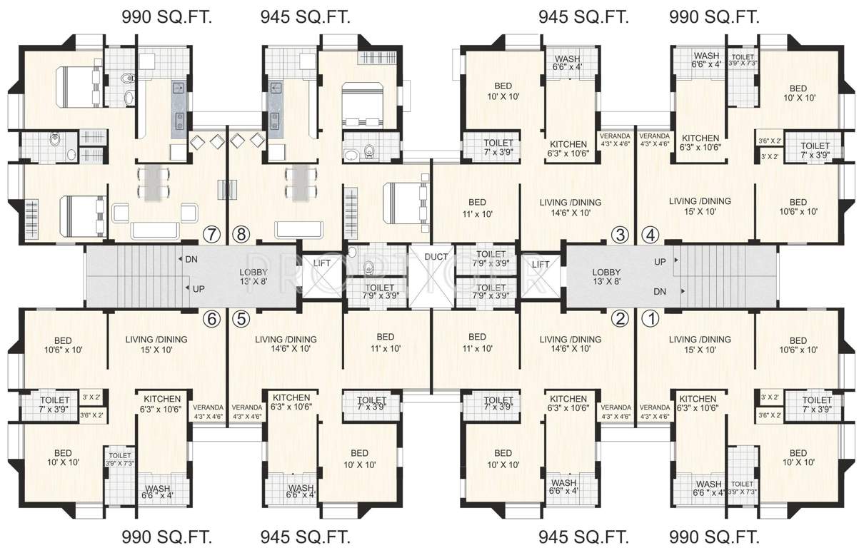  smarana apartments Images for Cluster Plan of Bakeri Smarana Apartments