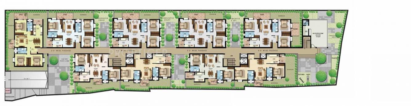 Images for Cluster Plan of Vikram Vishwas Gardenia