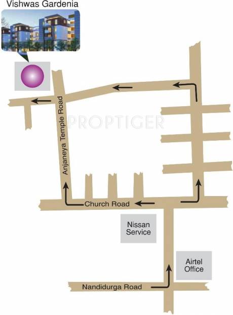 Images for Location Plan of Vikram Vishwas Gardenia
