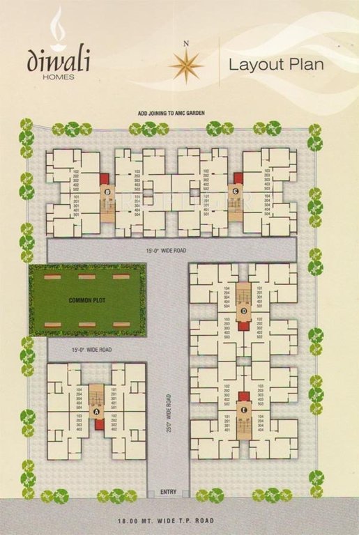 D B Developers Diwali Homes Layout Plan