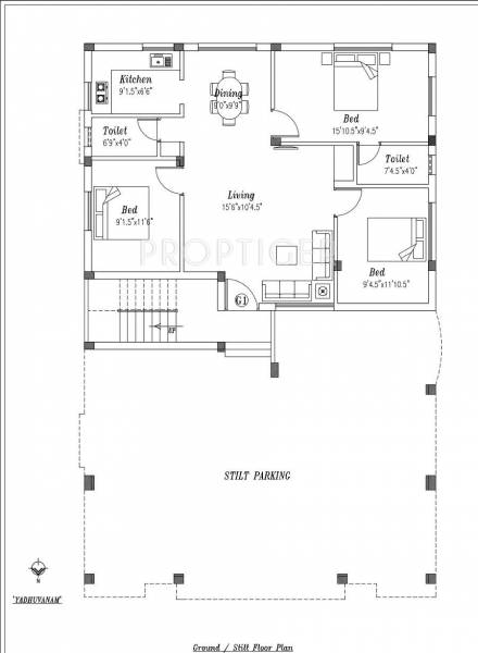 Images for Cluster Plan of Krishna Yadhuvanam