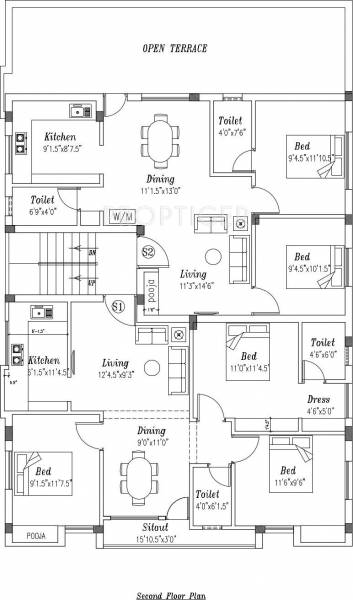 Images for Cluster Plan of Krishna Yadhuvanam