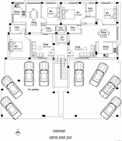 Images for Cluster Plan of Krishna Nandhavanam