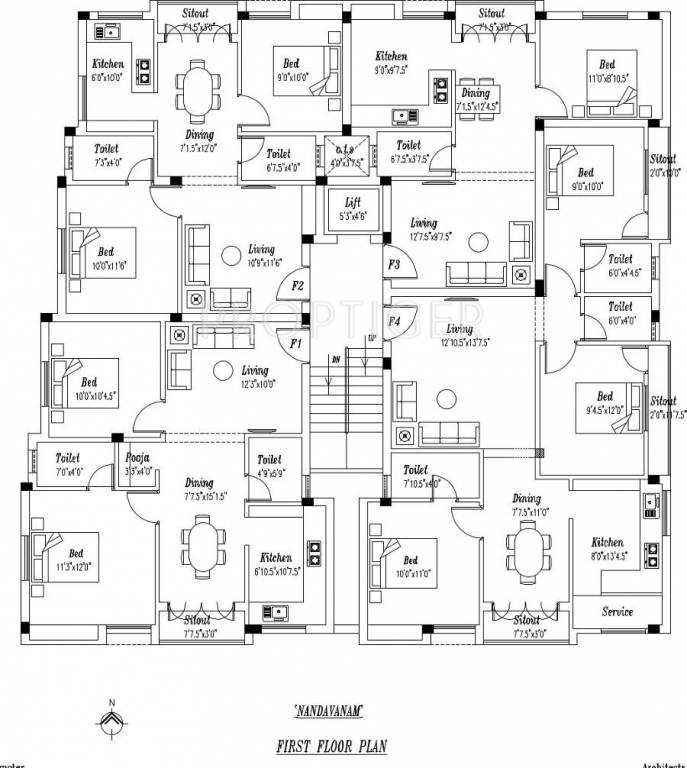 Images for Cluster Plan of Krishna Nandhavanam