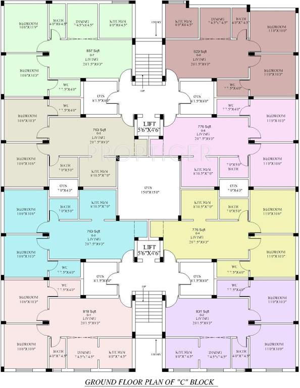 Images for Cluster Plan of Sudarsan Sudarsan Acres