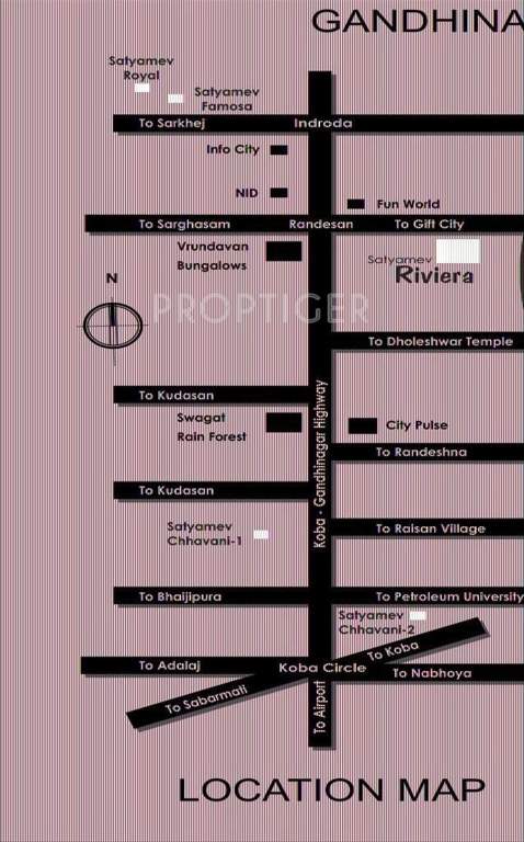 Images for Location Plan of Shree Gayatri Satyamev Riveria