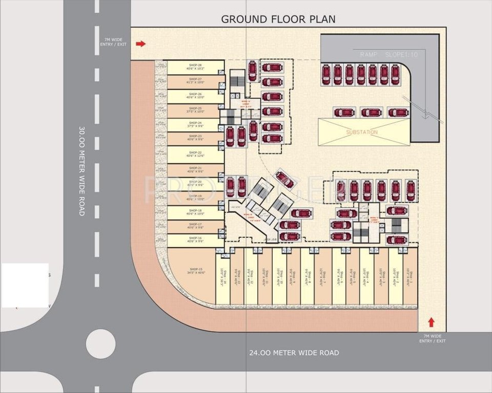  sky oasis Wing A Cluster Plan