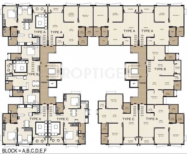 Block A Cluster Plan spacia Block A Cluster Plan