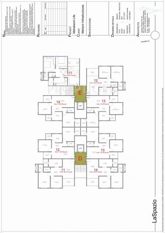  shree mahalaxmi life Block B Cluster Plan