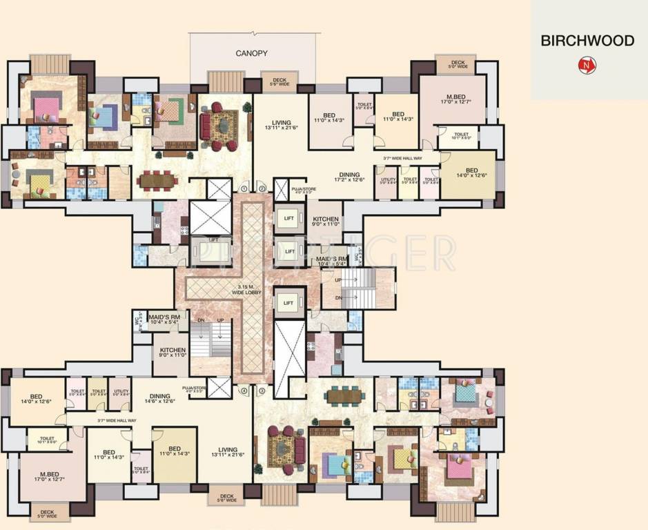 Images for Cluster Plan of Hiranandani Birchwood