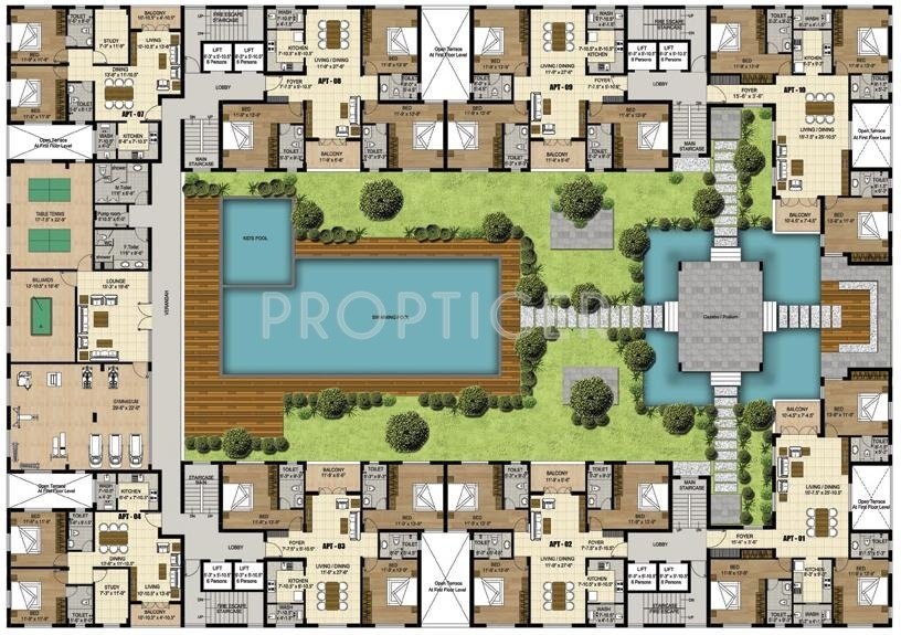 Images for Cluster Plan of Lancor The Courtyard