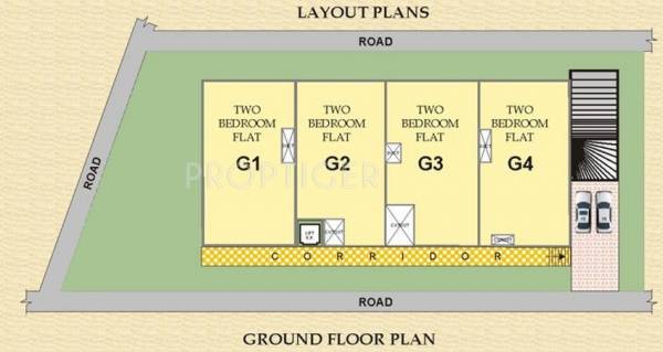 Images for Cluster Plan of Divya Aditya Residency